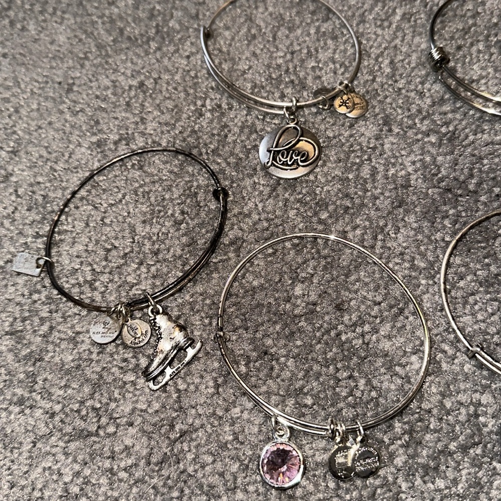 8 Alex and Ani bracelets